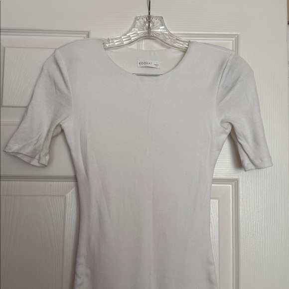 Kookai White T-Shirt Dress XS - Picture 2 of 6